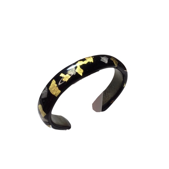 Kirkland Artist Co-Op - Vintage Dichroic Glass Cuff Bracelet - OS - Picture 3 of 9